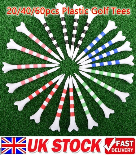 60pcs plastic golf tees - 20-60pcs,