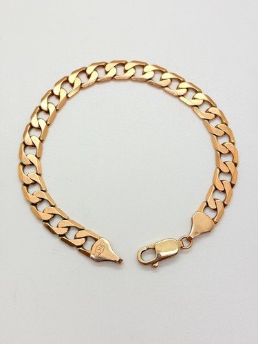 9ct yellow solid gold curb - 9ct,
