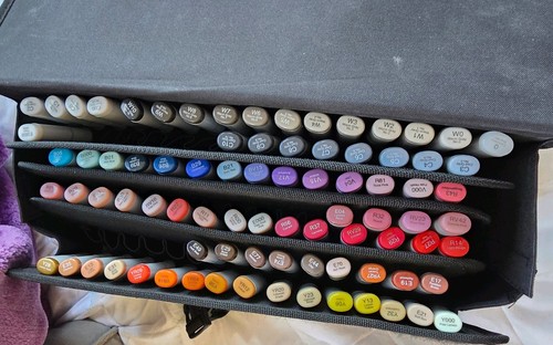 Copic sketch markers - 80+,