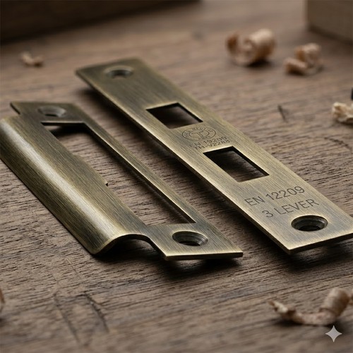 Strike plate and outer - plate,