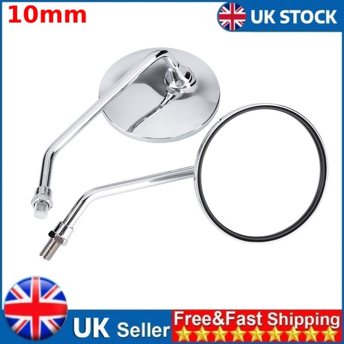 Motorcycle chrome round - 2x,