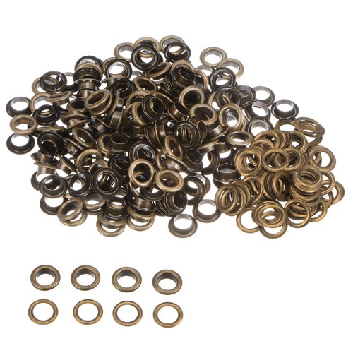 Brass eyelets with washers - brass,