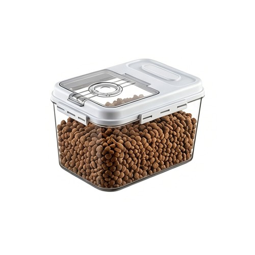 Clear flip top rice - top, container
