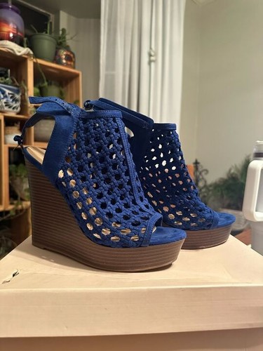 Justfab reja cork wedge - justfab, wedge,