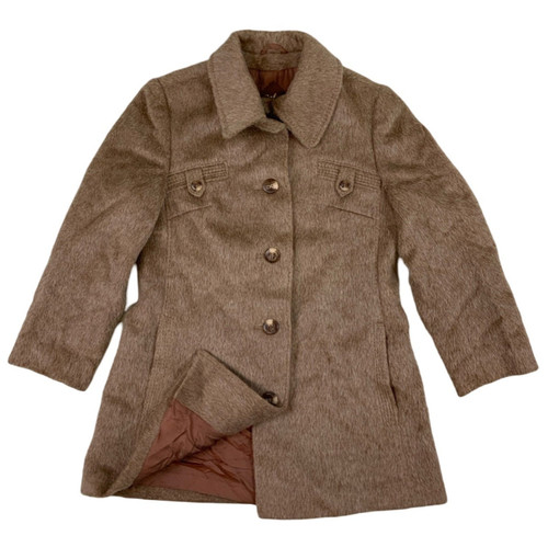 Vintage tan beige llama wool - tan,