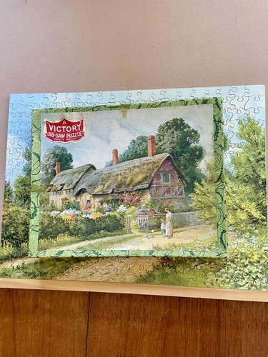 Vintage victory wooden jigsaw - vintage,