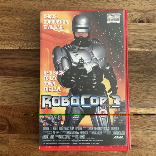 Robocop rental vhs - robocop, on