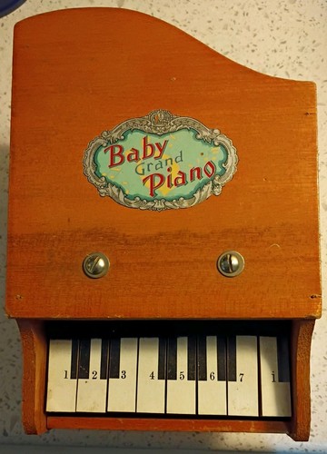 Vintage wooden mini baby - vintage,