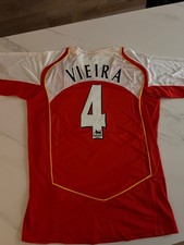 Patrick Viera Retro Arsenal Home Shirt 2002-04 Size XL