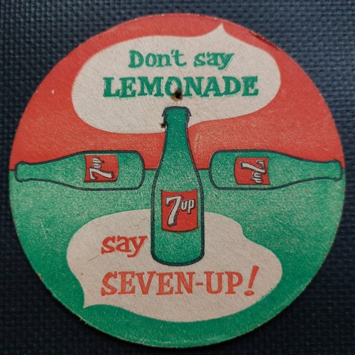 7up beer mat vintage - 7up, mat.
