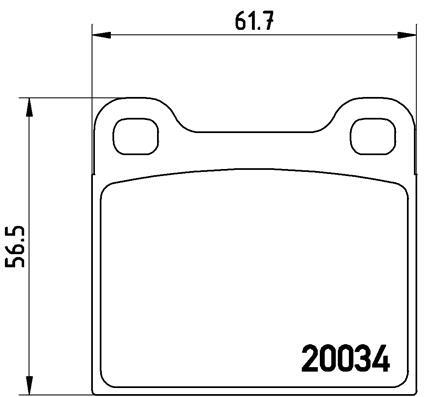 New brake pad - pad, set,