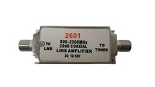 Inline Satellite Amplifier Coaxial Line Signal Booster LNB 20dB 900-2200MHz