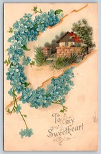 To My Sweetheart Postcard 1907