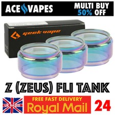 GEEKVAPE Z (ZEUS) FLI Tank 3x Bulb Bubble Fatboy Glass Tube Pyrex Pieces UK TPD