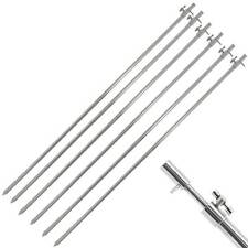 6 x New Solid Stainless Steel