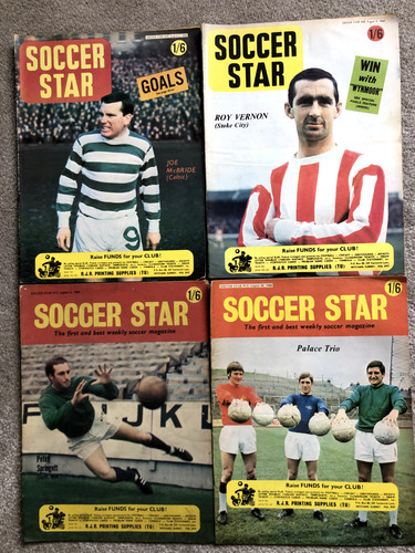 Set soccer star magazines - of,