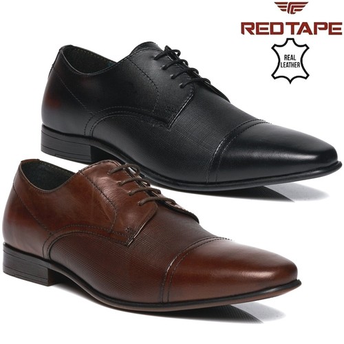 Mens leather smart lace - leather,