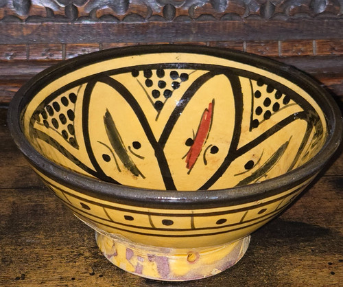 Moroccan safi ceramic orange - safi,