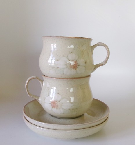 Two denby daybreak cups - daybreak, &