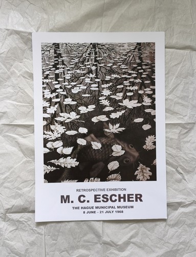 Escher three worlds art - escher,