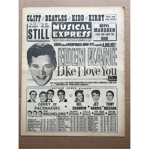 Various 1963 nme magazine - various,