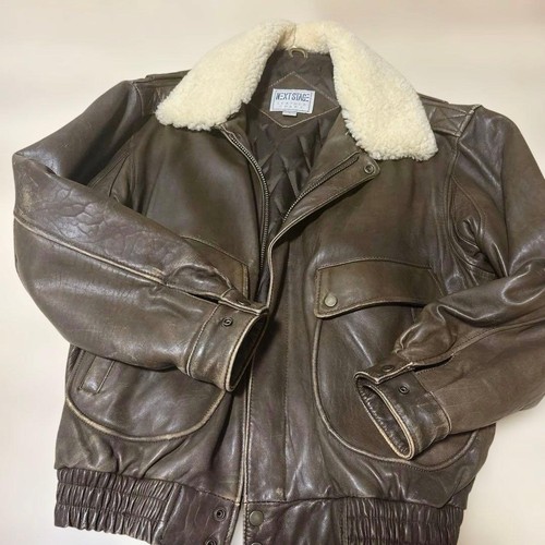 Size leather jacket 80s - m,