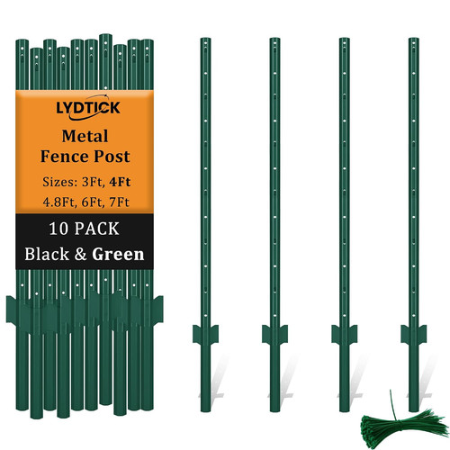 Pack garden fence posts 4ft - garden,