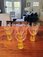 Set Of Eight Glass Wine/Water