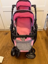 silver cross wave tandem stroller doll's pram