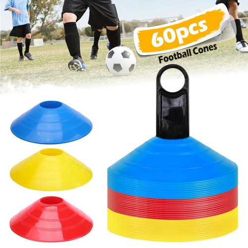 60x football training cones - training,