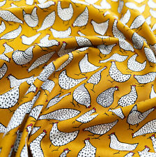 Cotton Fabric - Chicken Hens