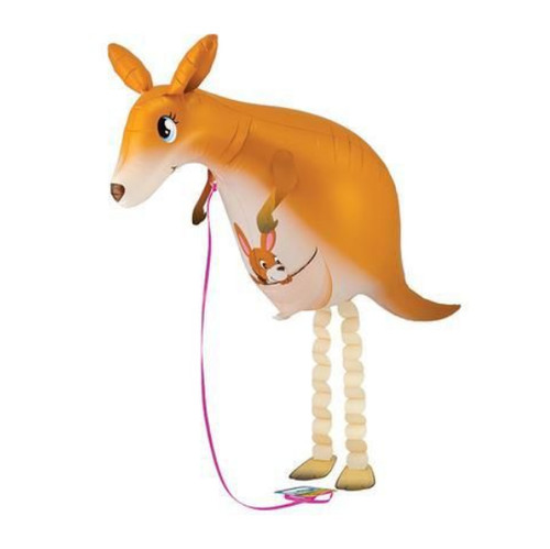 Kangaroo balloon zoo birthday - balloon,