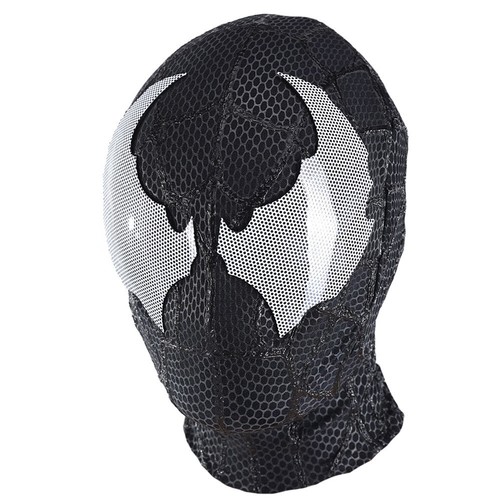 Black venom spider man mask - black,