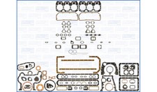 Full Engine Rebuild Conversion Gasket Set LEYLAND TIGER,TITAN 11.1 TL11 (1982-)