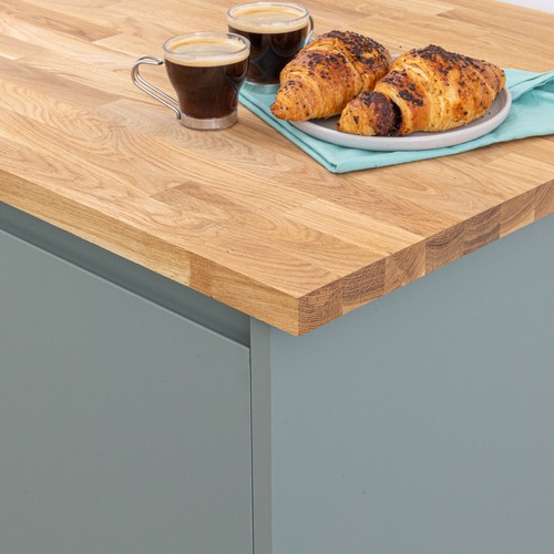 Solid oak wood worktops 40mm - wood,