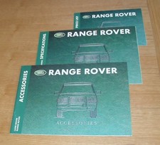 Range Rover P38 Accessories Brochure Set 1998-2000