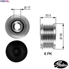 ALTERNATOR FREEWHEEL CLUTCH