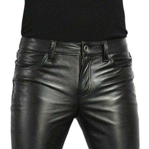 Men tight leather - tight,