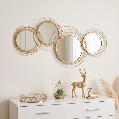 Modern metal wall art with - wall,