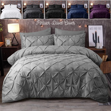 Pintuck duvet set top - pintuck,