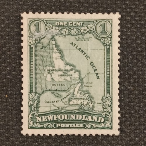 Green stamp newfoundland - stamp,