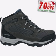 Hi-Tec Storm Mens (Wide Fit) WATERPROOF Walking Outdoor Boots Grey