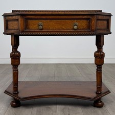 Antique 20th Century Jacobean Style Side Table In Oak ( REF AF-4647 )