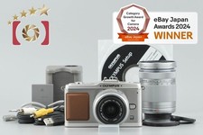 "Count 3,761" Olympus PEN E-P2 Silver 12.3 MP 14-42 40-150 Lenses