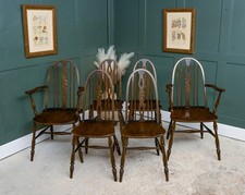 Elm dining chairs by - 6,