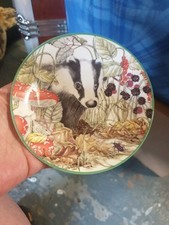 Royal Kendal Sheila Mannes-abbott Badger Trinket Dish