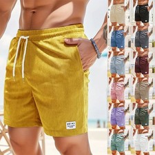 Mens Corduroy Velvet Shorts