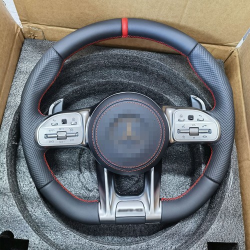 Amg leather steering wheel - leather, for