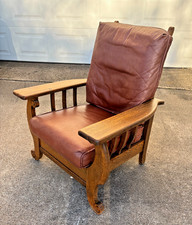 Antique Mission Oak Arm Chair