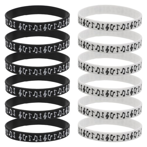 12pcs music note bracelets - 12pcs,